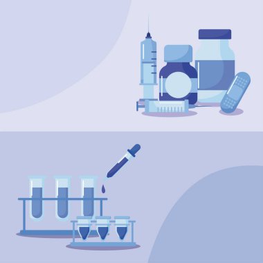 Aşı simgeleri, sağlık, tıbbi bağışıklık