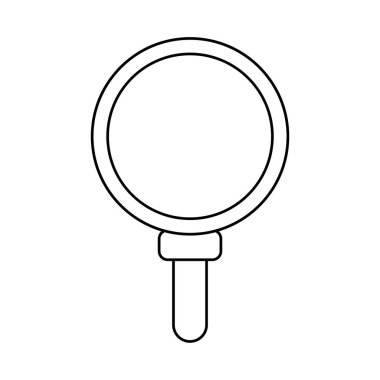 Büyüteç cam mercek, satır biçimi simgesi