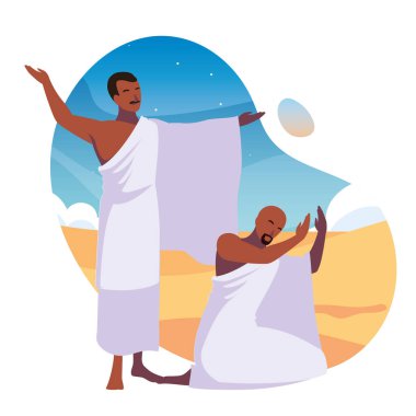 Erkekler hacca, Dhul Hijjah gününe.