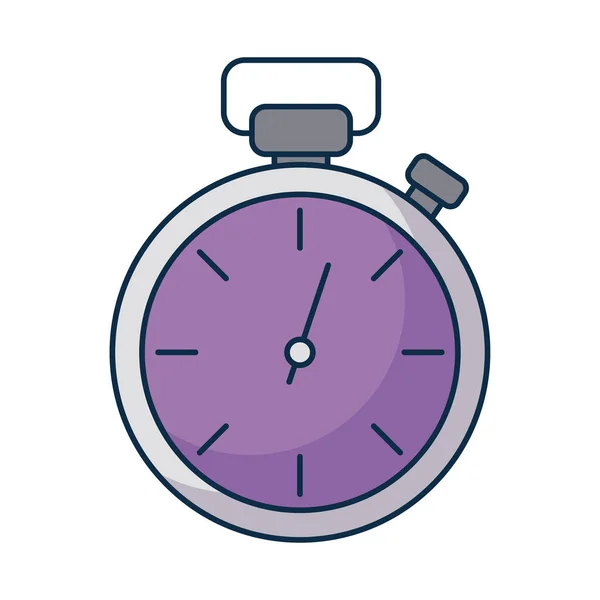 Alarm clock on white background — Stock Vector