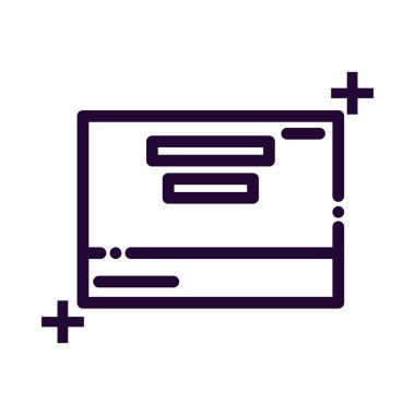 paket kutusu satır biçimi simgesi