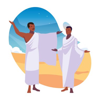 Erkekler hacca, Dhul Hijjah gününe.