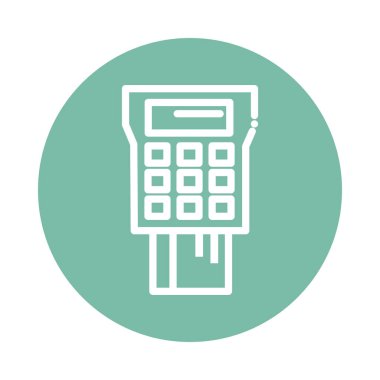 kart veritabanı bloğu ve düz biçim simgesi