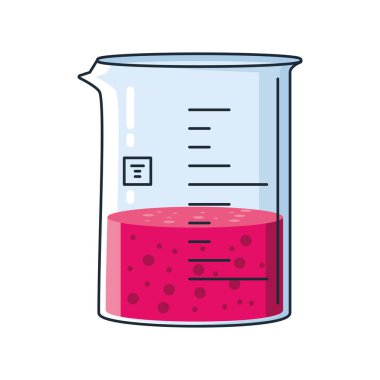 Beyaz arkaplanda kimyasal laboratuvar test tüpü