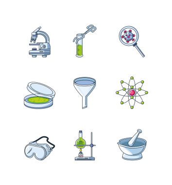 simge laboratuvar araştırması seti