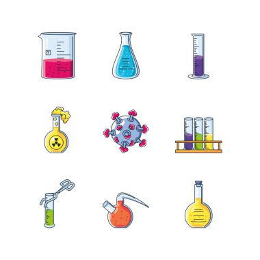 simge laboratuvar araştırması seti