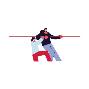 Çift, artan koronavirüse karşı tehlikede.