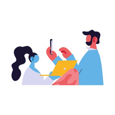 Çift farklı elektronik araçlarla çevrimiçi bağlandı