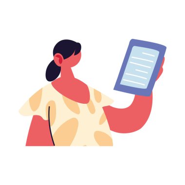 Evde çalışan profesyonel bir kadın.