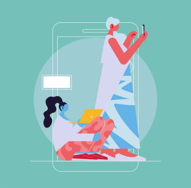 Evde çalışan kadınlar