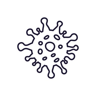 Coronavirus virionu, satır biçimi simgesi