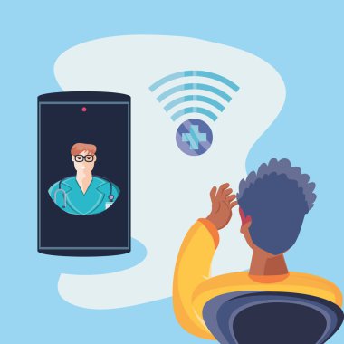 Hasta internette profesyonel bir doktorla tanışıyor.