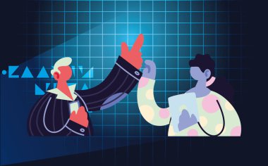 Evde çalışan profesyonel erkekler