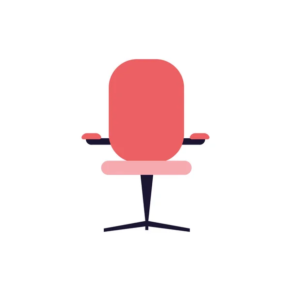 Офісне крісло з білим фоном — стоковий вектор