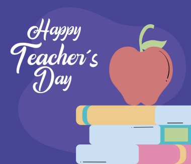 Tebrik kartı Elmalı Mutlu Öğretmenler Günü