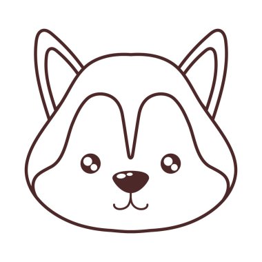 Sevimli köpek başı, satır biçimi simgesi