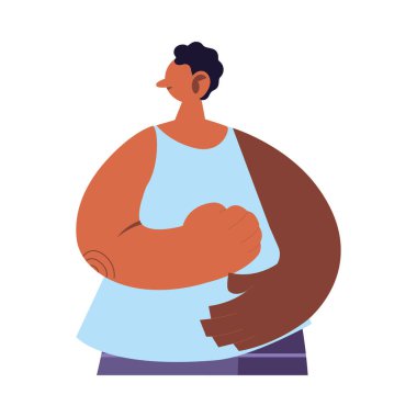 Adam bu karantina zamanının tadını çıkarıyor.