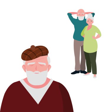 Yaşlılar evlerinde paylaşıyor