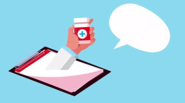 Akıllı telefon animasyonu ile çevrimiçi sağlık teknolojisi