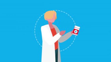 Kadın doktor.