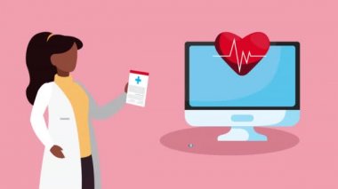 Masaüstü ve doktorlu çevrimiçi sağlık teknolojisi