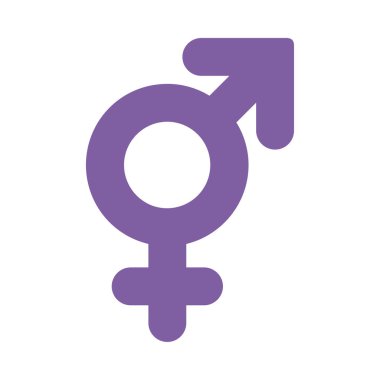 biseksüel cinsiyet bayrağı düz biçim vektör tasarımı