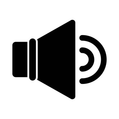 İzole edilmiş hacim siluet biçimi ikon vektör tasarımı