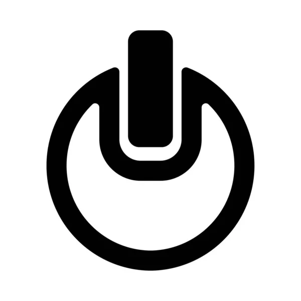 Na przycisk sylwetka styl ikona wektor projekt — Wektor stockowy