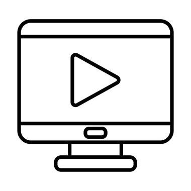 Bilgisayar satırı biçim vektör tasarımı içinde oyna