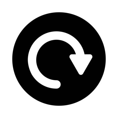 Sonraki ok siluet biçim ikon vektör tasarımı izole edildi