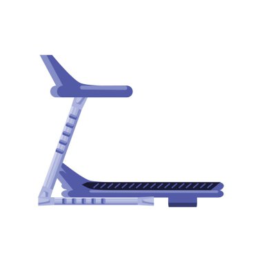 Beyaz arkaplanda koşu bandı