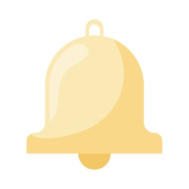 Isolated bell flat style icon vector design