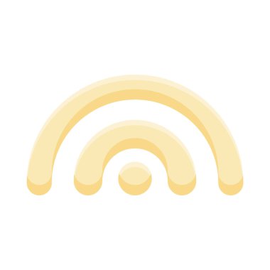 İzole edilmiş wifi bölgesi düz biçim vektör tasarımı