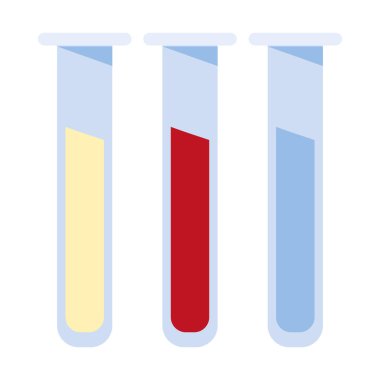 Kimya tüpleri vektör tasarımı