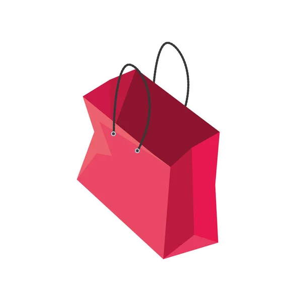 Shopping bag on white background — Stock Vector