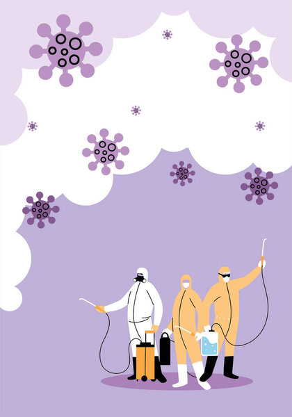 люди с иском о биобезопасности для дезинфекции ковида-19
