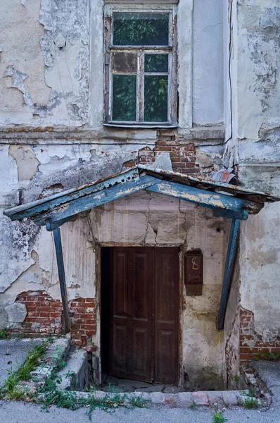 Sundurma Eski Evden Çık Verandalı — Stok fotoğraf