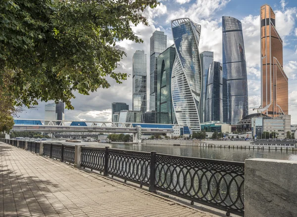 Centro de negócios Moscow-City . — Fotografia de Stock