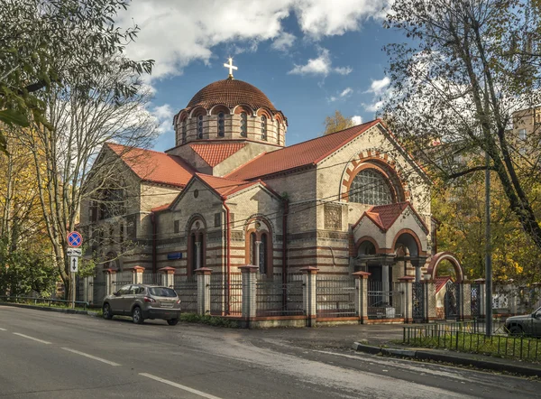 De kerk van het pictogram van de moeder van God het teken in Kuntsevo Rechtenvrije Stockfoto's