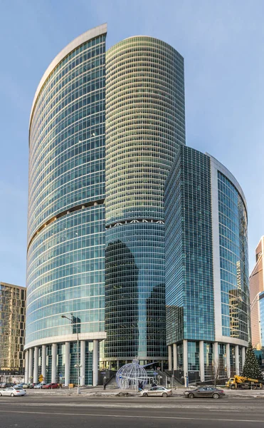 Naberezjnaja-toren zakencentrum Moscow-city. Rechtenvrije Stockfoto's
