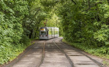 Moskova şehir tramvay.