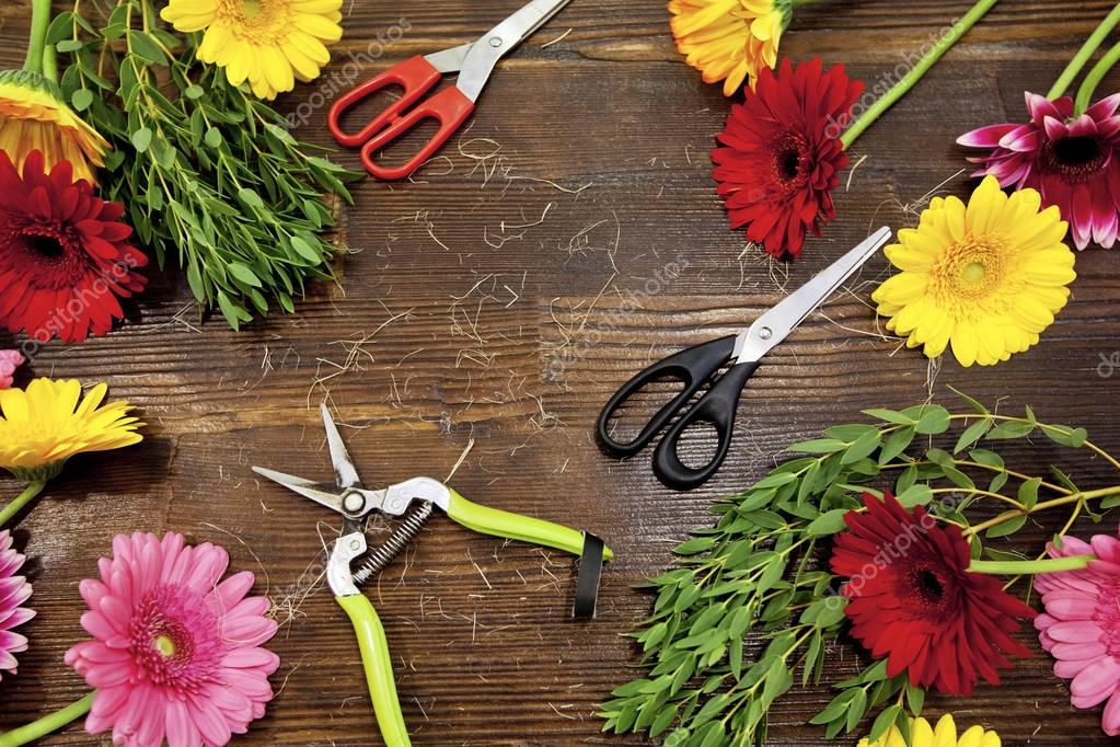 Flower arrangement class detail — Stock Photo © Helenemoon #128942142