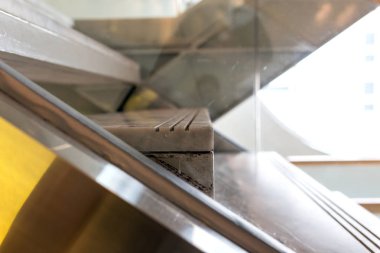 Yakın çekim shot bina merdiven.