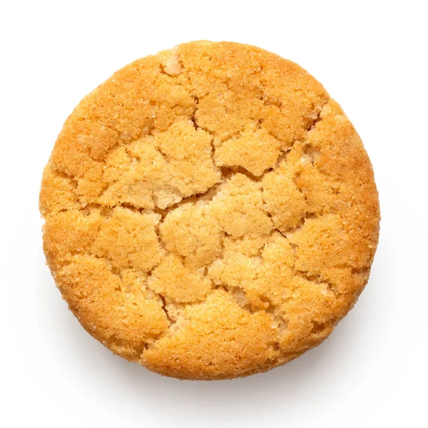 Хрустке вершкове вівсяне печиво з ванільною начинкою . — стокове фото