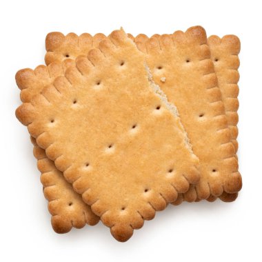 Beyaz tereyağı bisküvi.