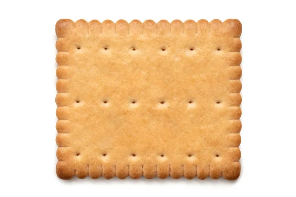 Galletas de mantequilla en blanco . — Foto de Stock