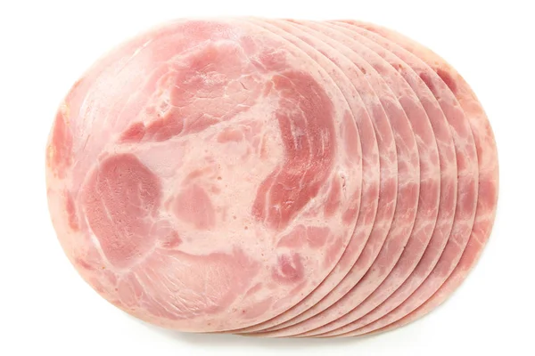 Sliced ham sausage