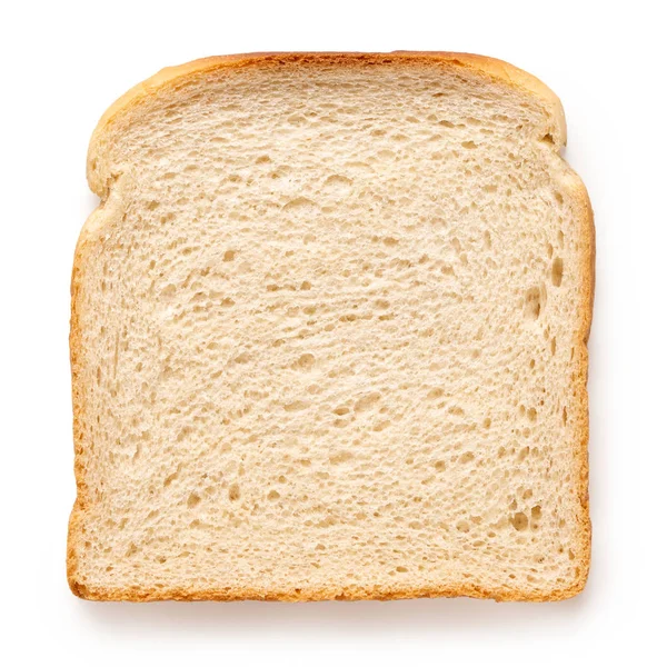 Krajíc bílého chleba. — Stock fotografie