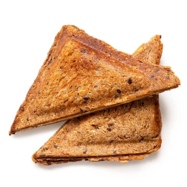 Whole wheat cheese toasted sandwich. — Stock Photo, Image