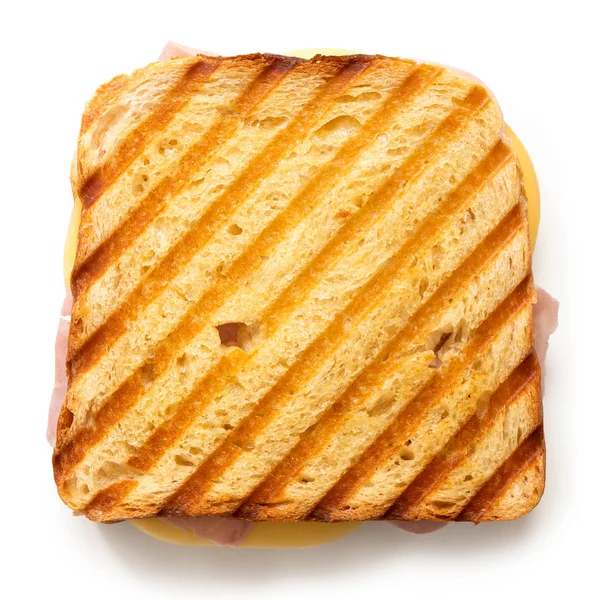 Бутерброд с сыром и ветчиной . — стоковое фото